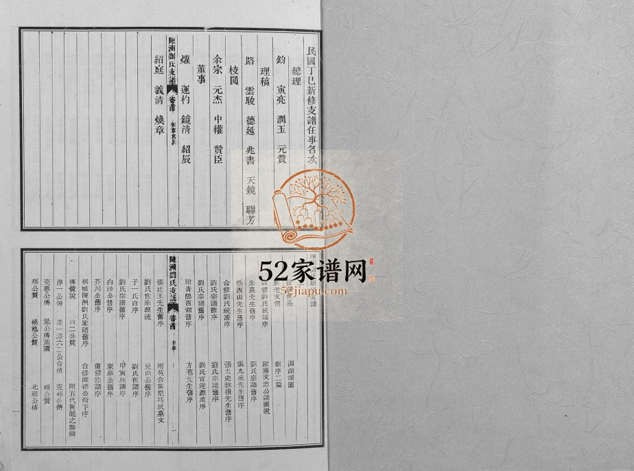 陈洲刘氏宗谱[22卷首1卷]1918年修 安徽桐城刘氏电子版家谱下载