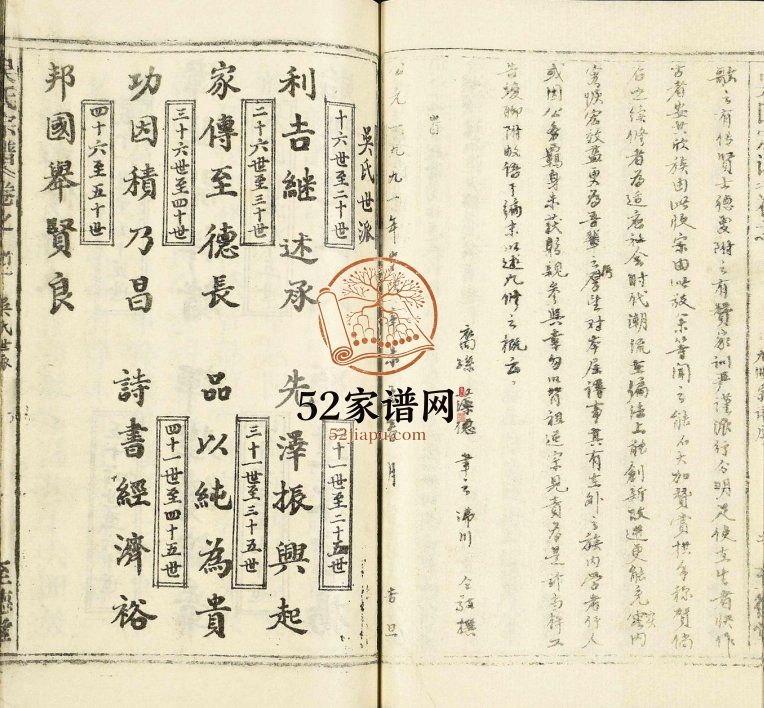 吴氏宗谱1991年九修 安徽宿松至德堂吴氏电子版家谱下载
