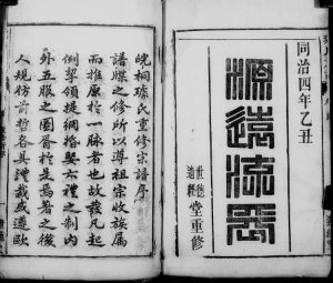 皖桐璩氏族谱[26卷首末各1卷]1865年修 安徽桐城世德遗经堂璩氏电子版家谱下载