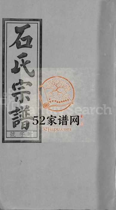 石氏宗谱[27卷,首末各1卷]2006年修 安徽桐城敦睦堂石氏电子版家谱下载