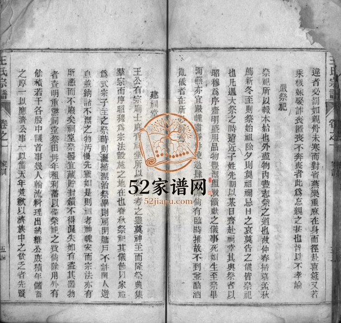 王氏宗谱[28卷]1917年重修 安徽桐城竹湖王氏续修合谱电子版家谱下载