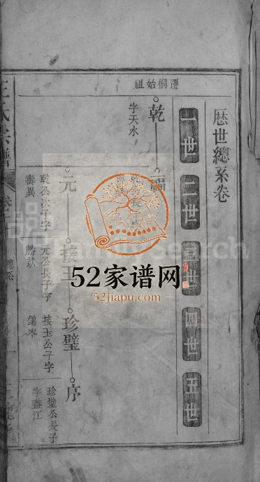 王氏宗谱[16卷]1881年修 安徽桐城三槐堂王氏电子版家谱下载
