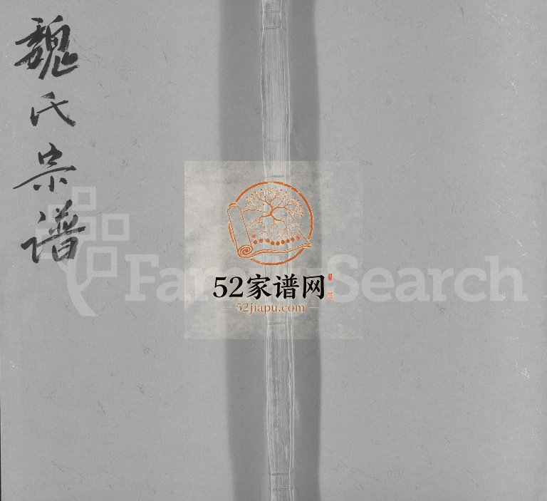魏氏宗谱1844年四修 安徽桐城-怀宁-庐江魏氏电子版家谱下载