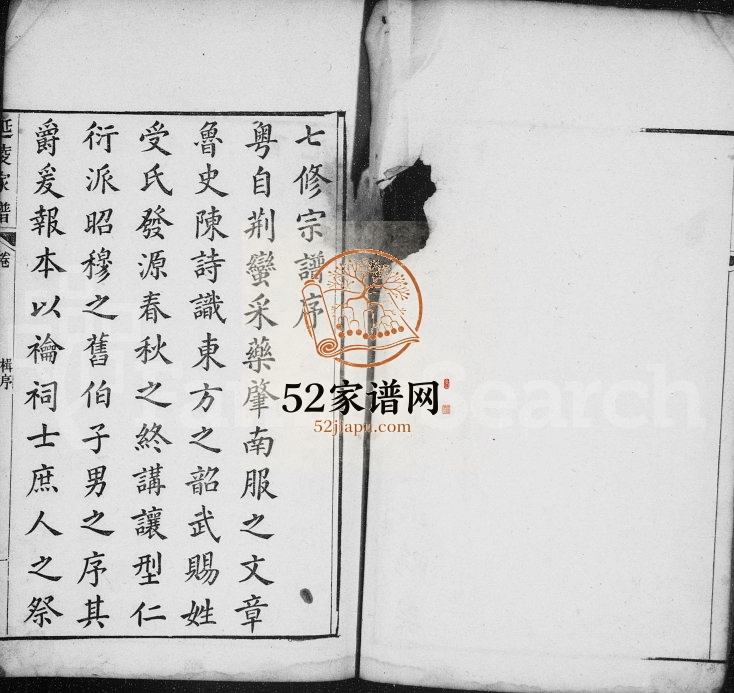 延陵吴氏宗谱1821年修 安徽桐城吴氏电子版家谱下载