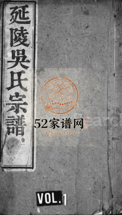 延陵吴氏宗谱[10卷]1911年修 安徽桐城吴氏电子版家谱下载