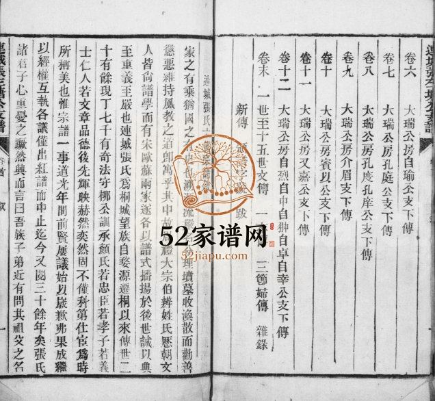 连城张氏支谱1931年修 安徽桐城张氏电子版家谱下载