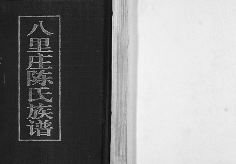 八里庄陈氏族谱2006年修 山东即墨陈氏电子版家谱下载