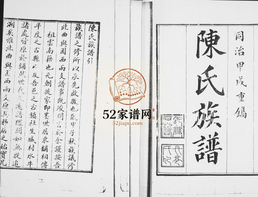 陈氏族谱.三修.藏村1914年修 山东城阳陈氏电子版家谱下载