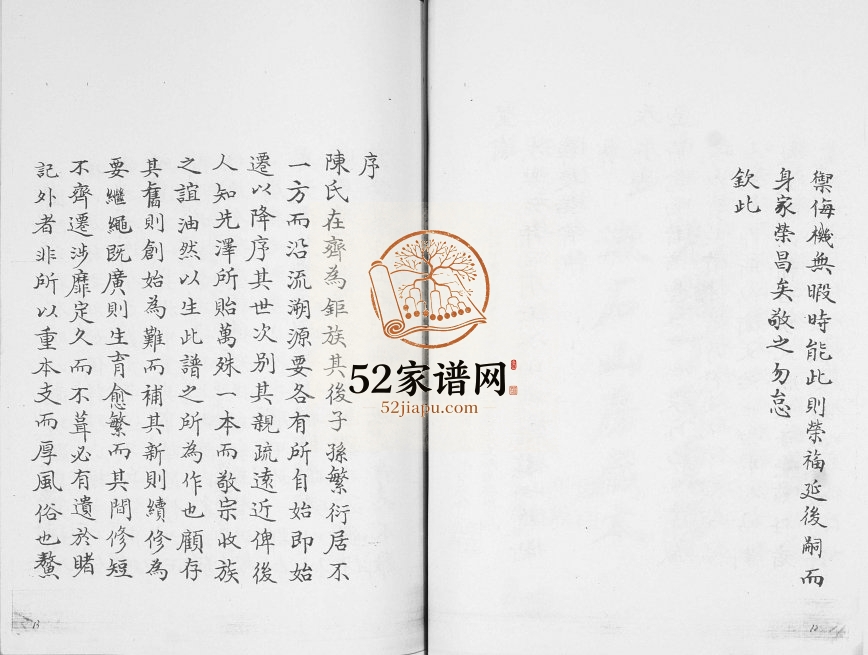 鳌山卫陈氏族谱1990年修 山东即墨陈氏电子版家谱下载
