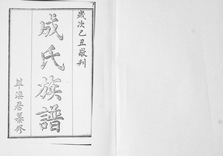 鳌山卫成氏族谱[不分卷]1925年修 山东即墨成氏电子版家谱下载