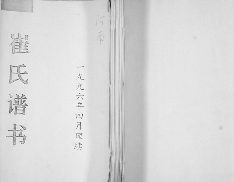 崔氏族谱1996年修 山东即墨崔氏电子版家谱下载