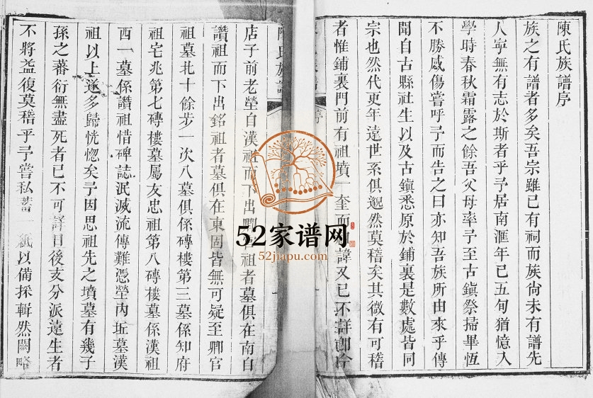 陈氏族谱1912年修 山东即墨时思堂陈氏电子版家谱下载