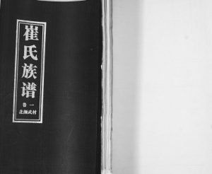 崔氏族谱北颜武村[3卷]2010年修 山东即墨崔氏电子版家谱下载