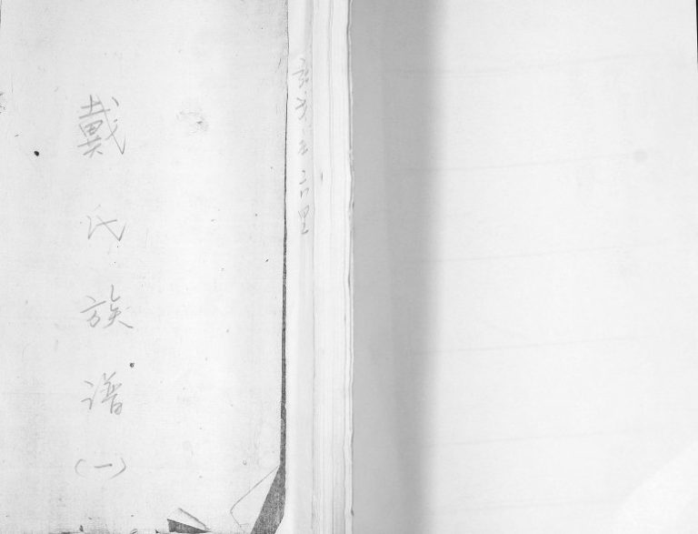 戴氏族谱[不分卷]1907年修 山东即墨张戈庄戴氏电子版家谱下载