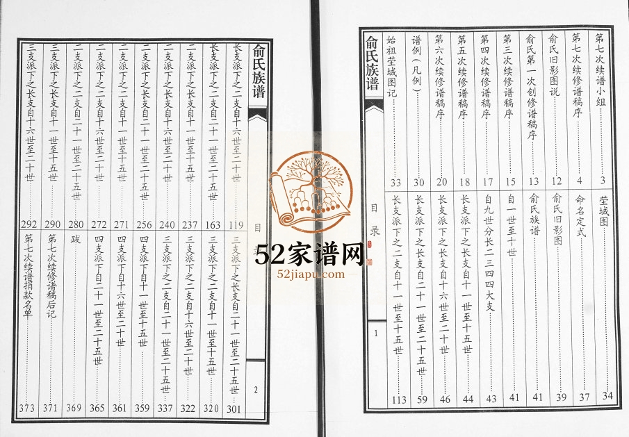 俞氏族谱2005年七修本 山东即墨钦若堂俞氏电子版家谱下载
