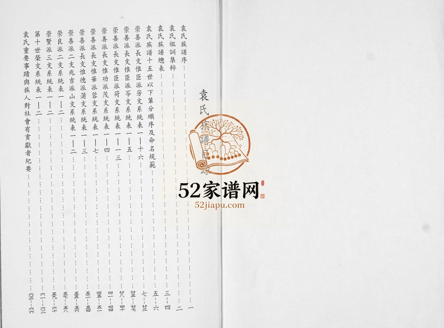 袁氏庆本堂族谱普东村2002年修 山东即墨袁氏完整电子版家谱下载