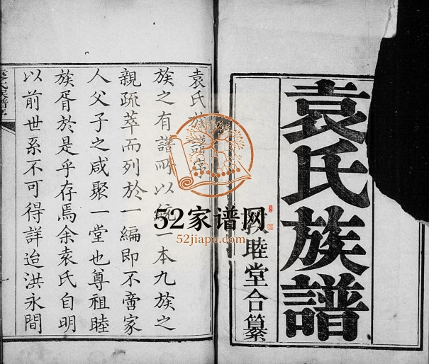 袁氏族谱1897年修 山东即墨-城阳袁氏电子版家谱下载