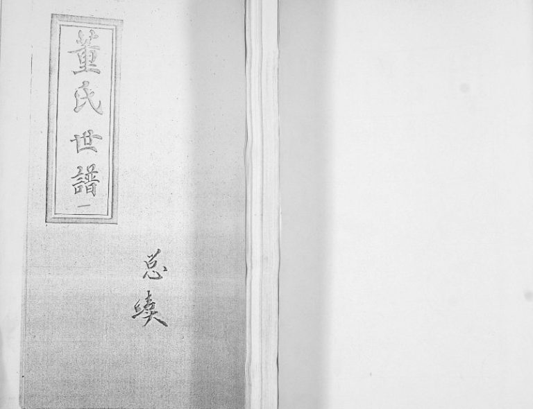 董氏世谱[不分卷]1994年修 山东即墨董氏电子版家谱下载