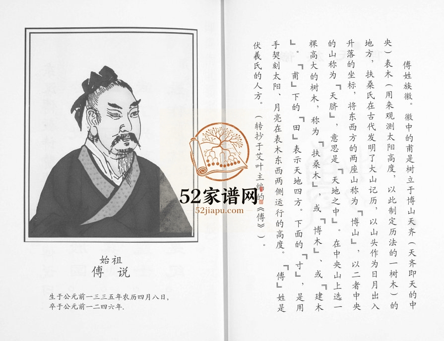 傅氏族谱2012年重修 山东即墨翟家疃傅氏宗支傅氏完整电子版家谱下载