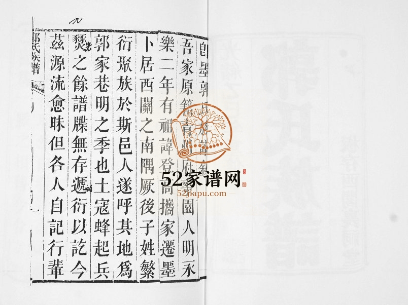 郭氏族谱1905年修 山东即墨郭氏电子版家谱下载