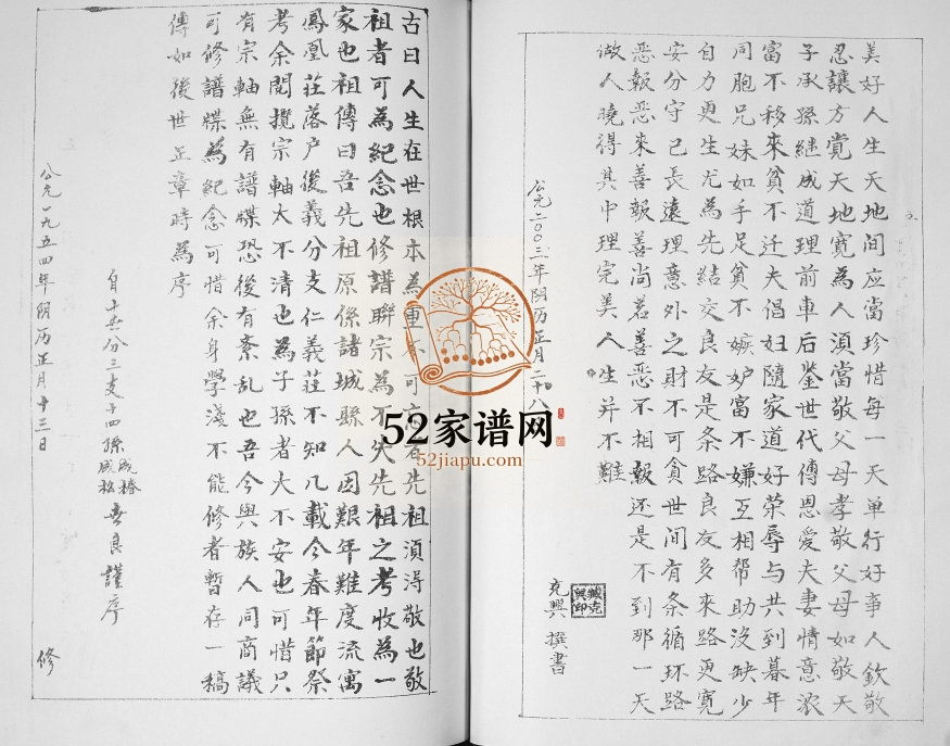 臧氏族谱2003年修 山东即墨臧珠家族完整电子版家谱下载