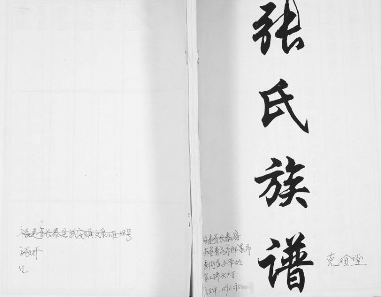 张氏族谱1933年修 山东即墨克复堂张氏电子版家谱下载