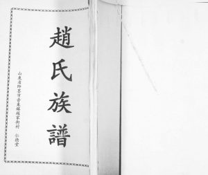 赵氏族谱2000年修 山东即墨普东镇赵家街村仁德堂赵氏电子版家谱下载