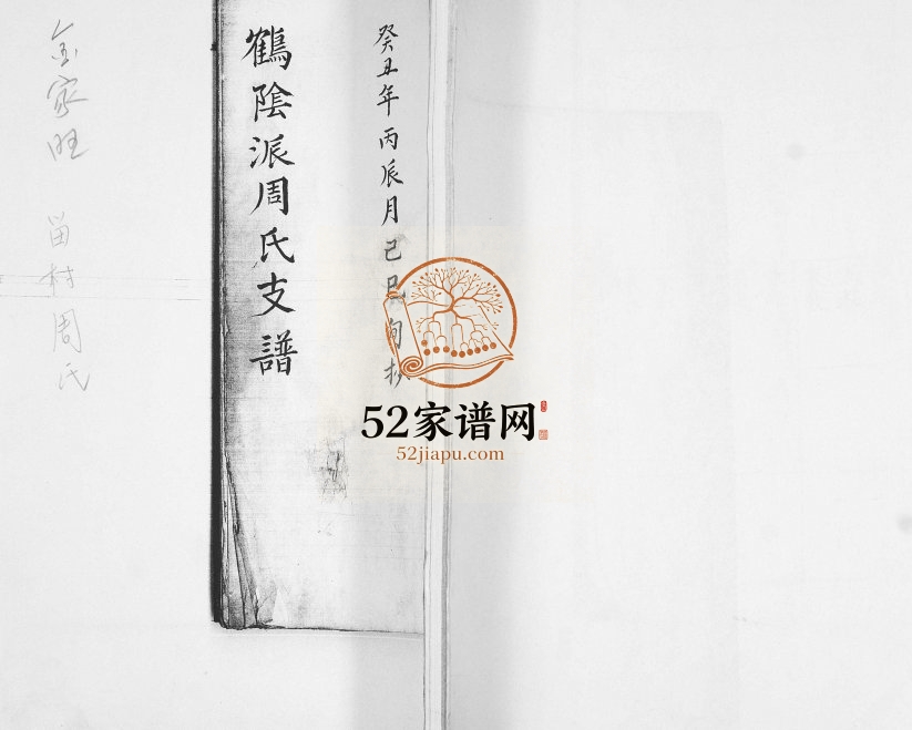 鹤阴派周氏支谱[不分卷]1973年修 山东即墨留村 金家旺周氏电子版家谱下载