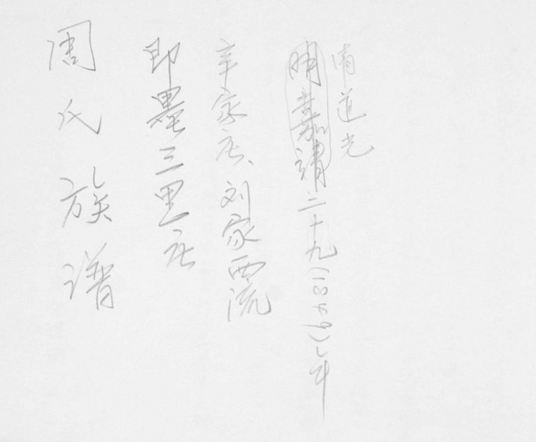 周氏族谱[不分卷]1849年修 山东即墨三里庄 辛家庄 刘家西流周氏电子版家谱下载