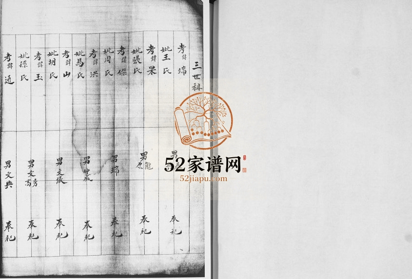 朱氏轴谱1949年修 山东即墨朱氏电子版家谱下载