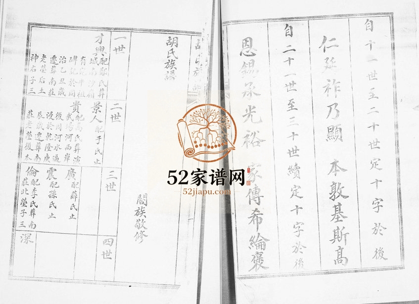 胡氏族谱1918年修 山东即墨胡氏电子版家谱下载