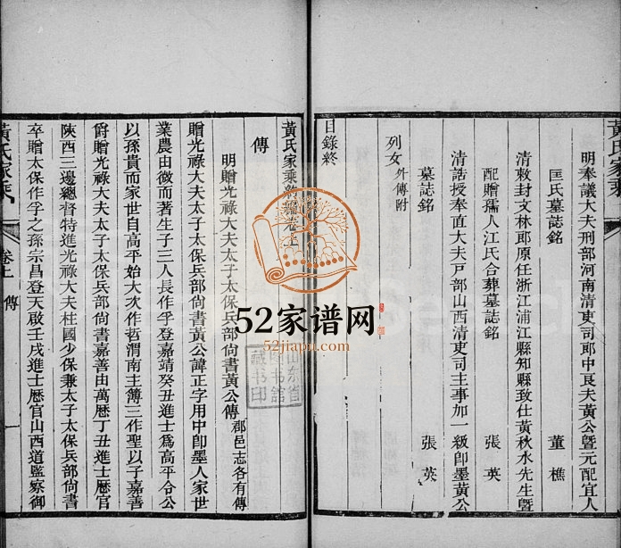 即墨黄氏家乘约编[2卷] 山东即墨黄氏电子版家谱下载
