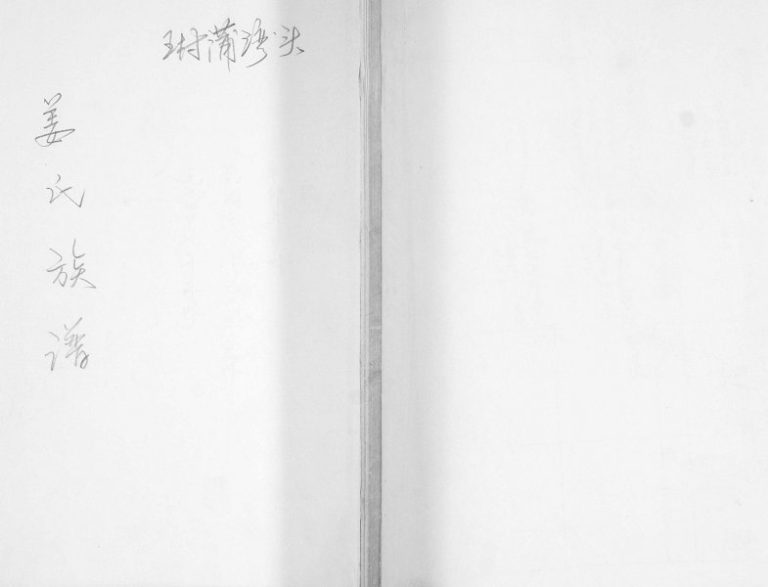 姜氏族谱 王村蒲湾头[不分卷]1994年修 山东即墨姜氏电子版家谱下载