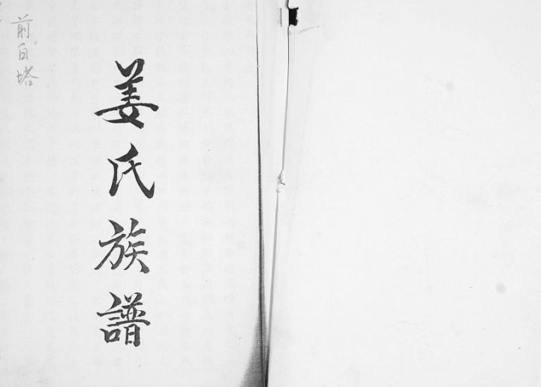 前白塔姜氏族谱[不分卷]1930年修 山东即墨姜氏电子版家谱下载