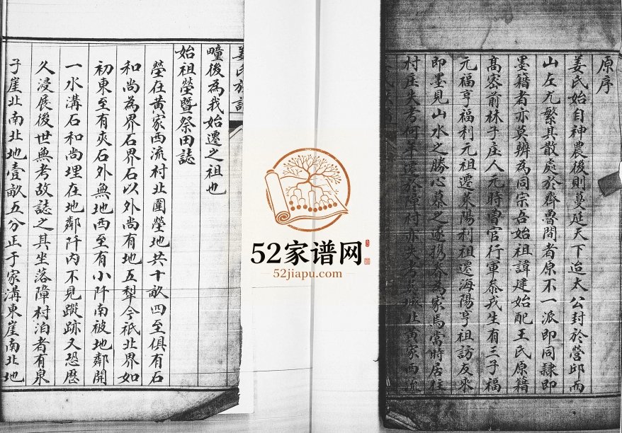 前留村姜氏族谱[不分卷]1924年修 山东即墨姜氏电子版家谱下载