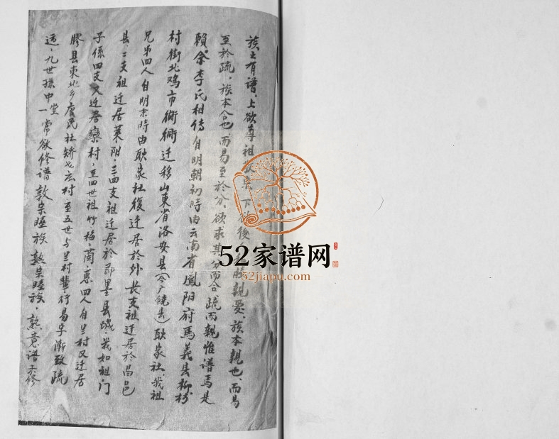 李氏支谱1981年修 山东即墨蓝村五里李氏电子版家谱下载