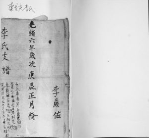 李氏支谱1880年修 山东即墨索戈庄村李氏电子版家谱下载
