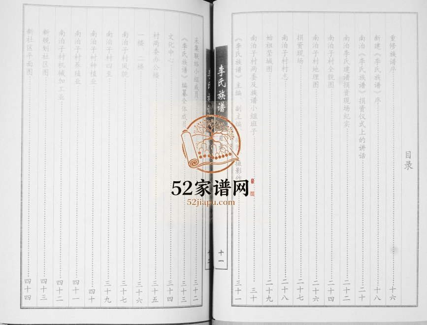 李氏族谱2013年修 山东即墨南泊子村李氏电子版家谱下载