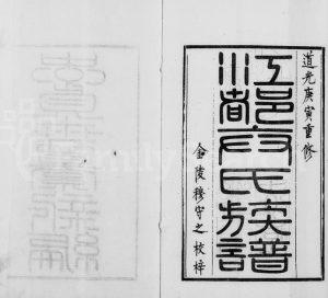 江都卞氏族谱[24卷首5卷]1830年修 江苏江都卞氏电子版家谱下载