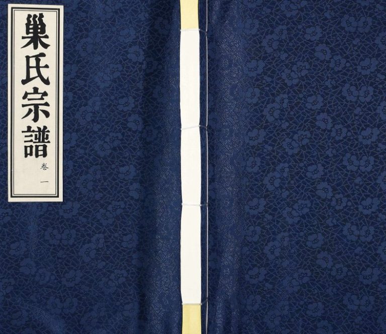 巢氏宗谱[49卷]1837年六修 江苏江阴 常州敬爱堂巢氏电子版家谱下载