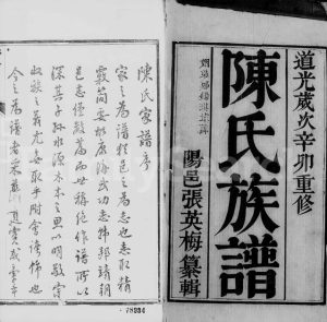 陈氏族谱[6卷,首1卷]1831年重修 江苏靖江陈氏电子版家谱下载