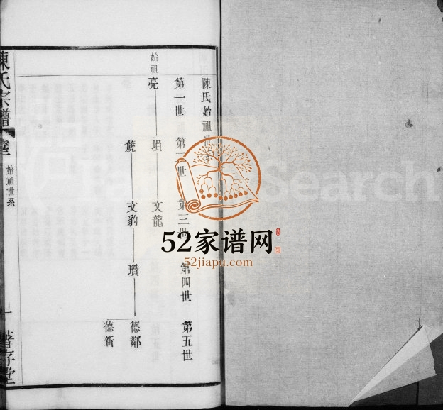 阖闾陈氏宗谱 江苏武进着存堂陈氏电子版家谱下载