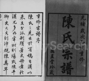 陈氏宗谱[12卷]1875年重修 江苏武进德星堂陈氏电子版家谱下载