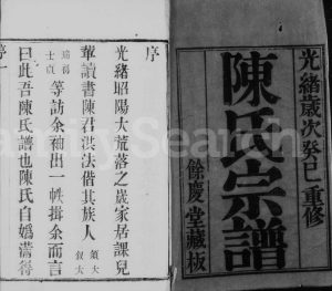 陈氏支谱[12卷]1893年重修 江苏武进延庆堂陈氏电子版家谱下载