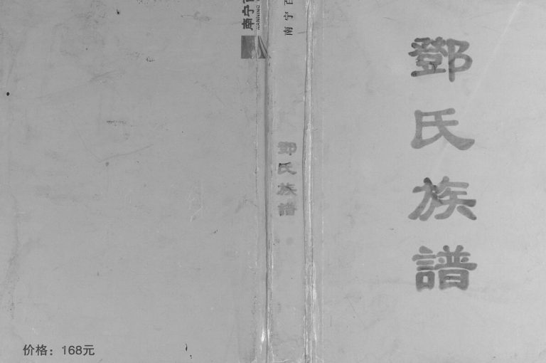 容县邓氏族谱2016年修 广西好传公支系邓氏电子版家谱下载