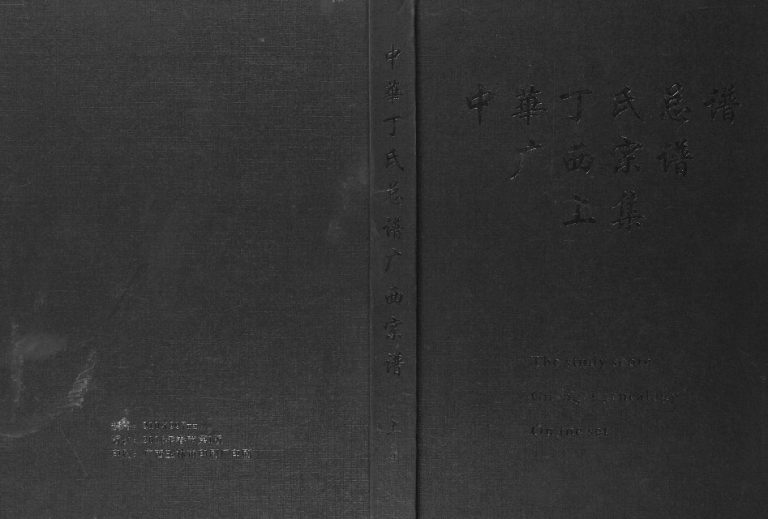 中华丁氏总谱广西总谱2016年修 广西玉林桂东南丁氏宗谱电子版家谱下载