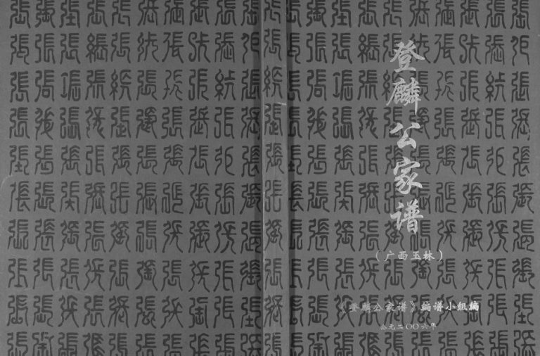 [张氏]登麟公家谱2006年修 广西玉林张氏电子版家谱下载