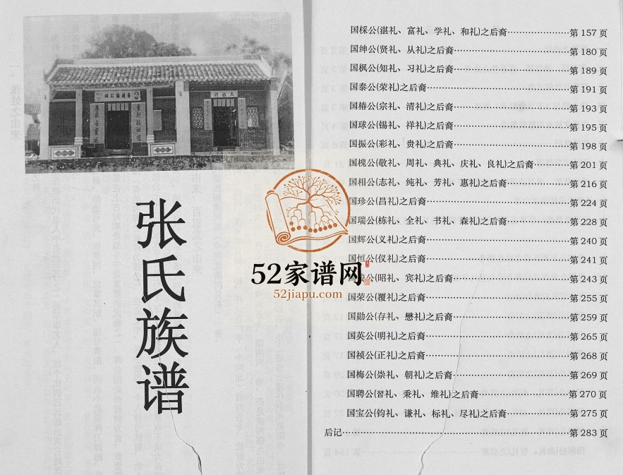 张氏宗谱2007年修 广西平乐张氏电子版家谱下载