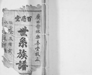 张氏家谱1943年修 广西宾阳百忍堂 乐善堂张氏电子版家谱下载