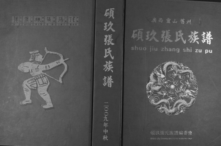 硕玖张氏族谱2009年修 广西灵山张氏电子版家谱下载